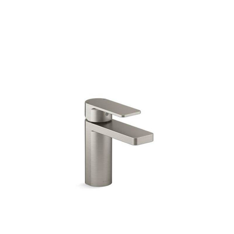 Kohler - Parallel Single-handle bathroom sink faucet, 0.5 gpm - Vibrant Brushed Nickel