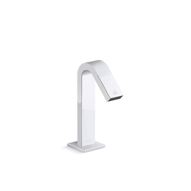Kohler - Loure Touchless faucet with Kinesis sensor technology and temperature mixer, AC-powered - Polished Chrome