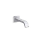 Kohler - Loure Wall-mount touchless faucet with Kinesis sensor technology, DC-powered - Polished Chrome