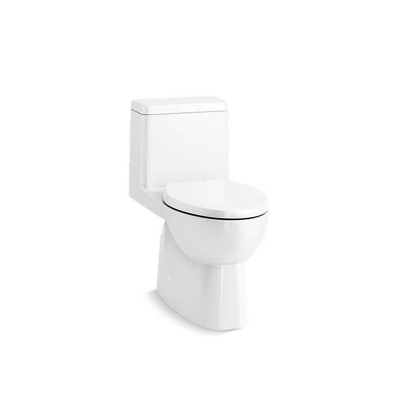 Kohler - Reach One-piece compact elongated toilet with skirted trapway, 1.28 gpf - White