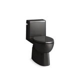 Kohler - Reach One-piece compact elongated toilet with skirted trapway, 1.28 gpf - Black