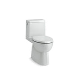 Kohler - Reach One-piece compact elongated toilet with skirted trapway, 1.28 gpf - Ice Grey