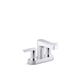 Kohler - Taut Centerset bathroom sink faucet, 1.2 gpm - Polished Chrome