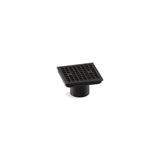 Kohler - Clearflo Square brass tile-in shower drain (drain body not included) - Matte Black