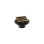 Kohler - Clearflo Square brass tile-in shower drain - Vibrant Brushed Moderne Brass