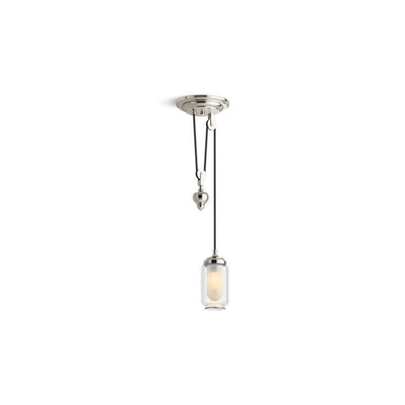 Kohler - Artifacts 4'' adjustable pendant - Polished Nickel