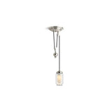 Kohler - Artifacts 4'' adjustable pendant - Polished Nickel
