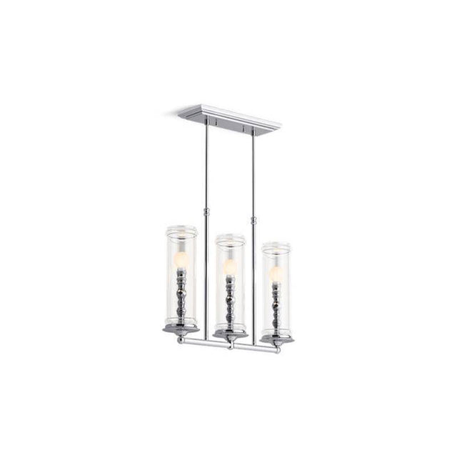 Kohler - Damask 3 Light Linear - Polished Chrome