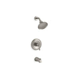 Kohler - Devonshire Rite-Temp bath and shower trim kit, 1.75 gpm, NPT spout - Vibrant Brushed Nickel