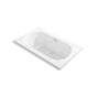 Kohler - Memoirs 72'' x 42'' drop-in Heated BubbleMassageE air bath with Bask heated surface - Biscuit