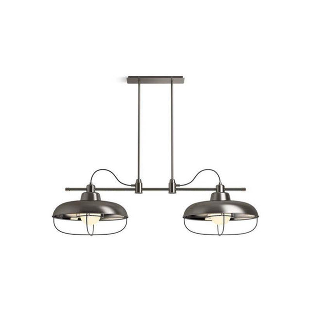 Kohler - Modern Farm 2 Light Linear Chandelier Xl - Valiant Nickel