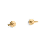 Kohler - Components Wall-mount bathroom sink faucet Lever handle trim - Vibrant Brushed Moderne Brass