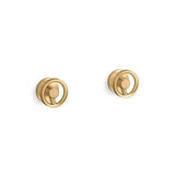 Kohler - Components Wall-mount bathroom sink faucet Industrial handle trim - Vibrant Brushed Moderne Brass