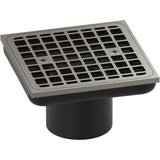 Kohler - Clearflo Square brass tile-in shower drain (drain body not included) - Vibrant Brushed Nickel