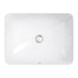 Kohler - SartorialE Herringbone Caxton 20'' rectangular undermount vessel bathroom sink - White Sartorial Herringbone
