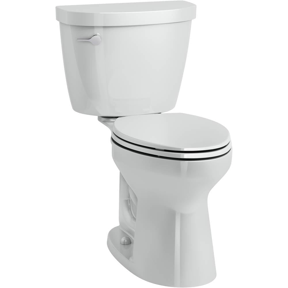 Kohler - Cimarron Two-piece elongated toilet, 1.6 gpf - Ice Grey