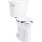Kohler - Cimarron Two-piece elongated toilet, 1.6 gpf - White