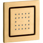 Kohler - WaterTile Square 22-nozzle single-function body spray, 2.5 gpm - Vibrant Brushed Moderne Brass