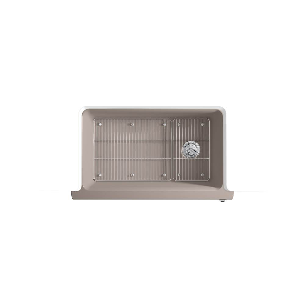 Cairn Undermount single-bowl farmhouse kitchen sink