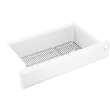 Kohler - Cairn Undermount single-bowl farmhouse kitchen sink - Matte White