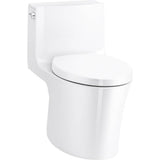Kohler - Veil Hidden cord one-piece elongated toilet with skirted trapway, dual-flush - White