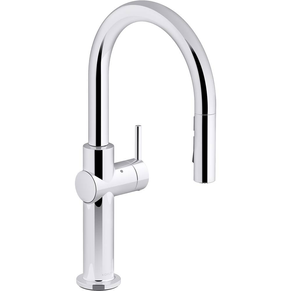 Kohler - Crue Touchless pull-down kitchen sink faucet with three-function sprayhead - Polished Chrome