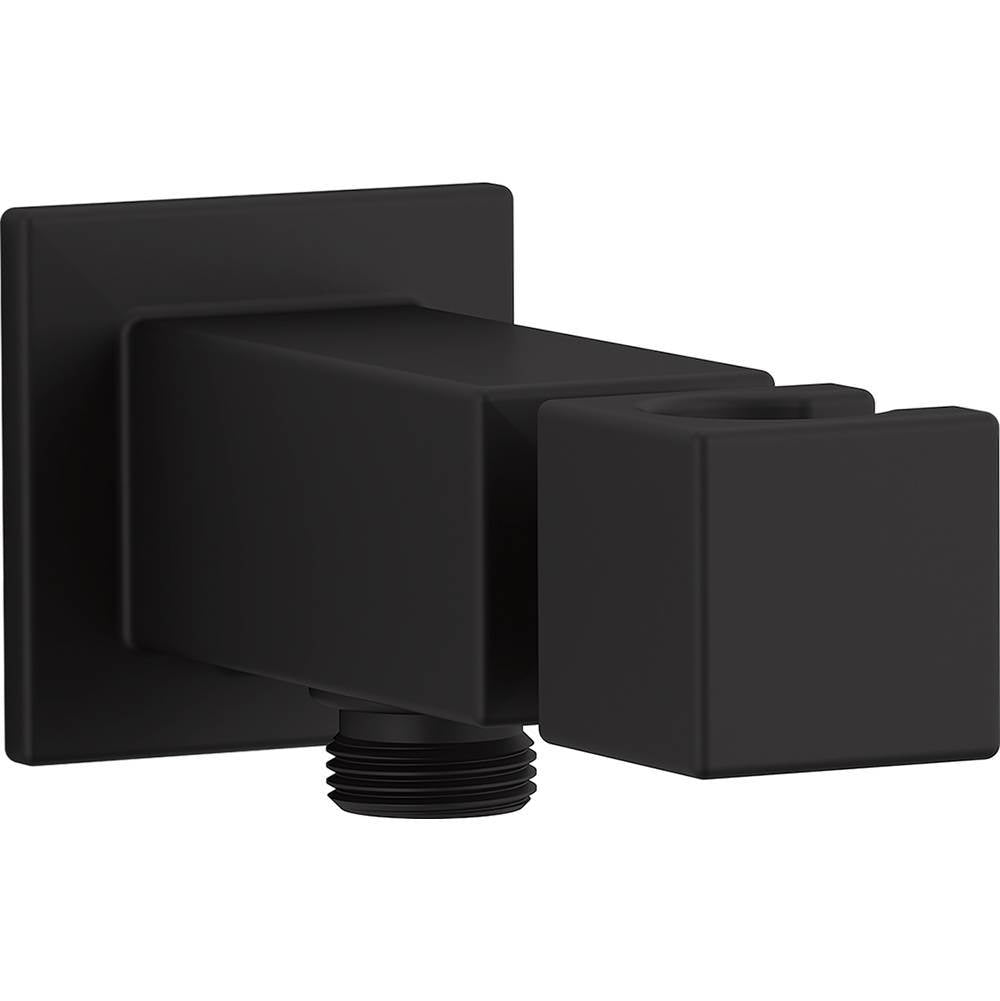 Kohler - Loure Wall-mount handshower holder with supply elbow - Matte Black