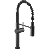 Kohler - Crue Semi-professional kitchen sink faucet with three-function sprayhead - Matte Black