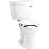 Kohler - Cimarron Two-piece round-front toilet, 1.6 gpf - White