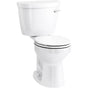 Kohler - Cimarron Two-piece round-front toilet, 1.6 gpf - White