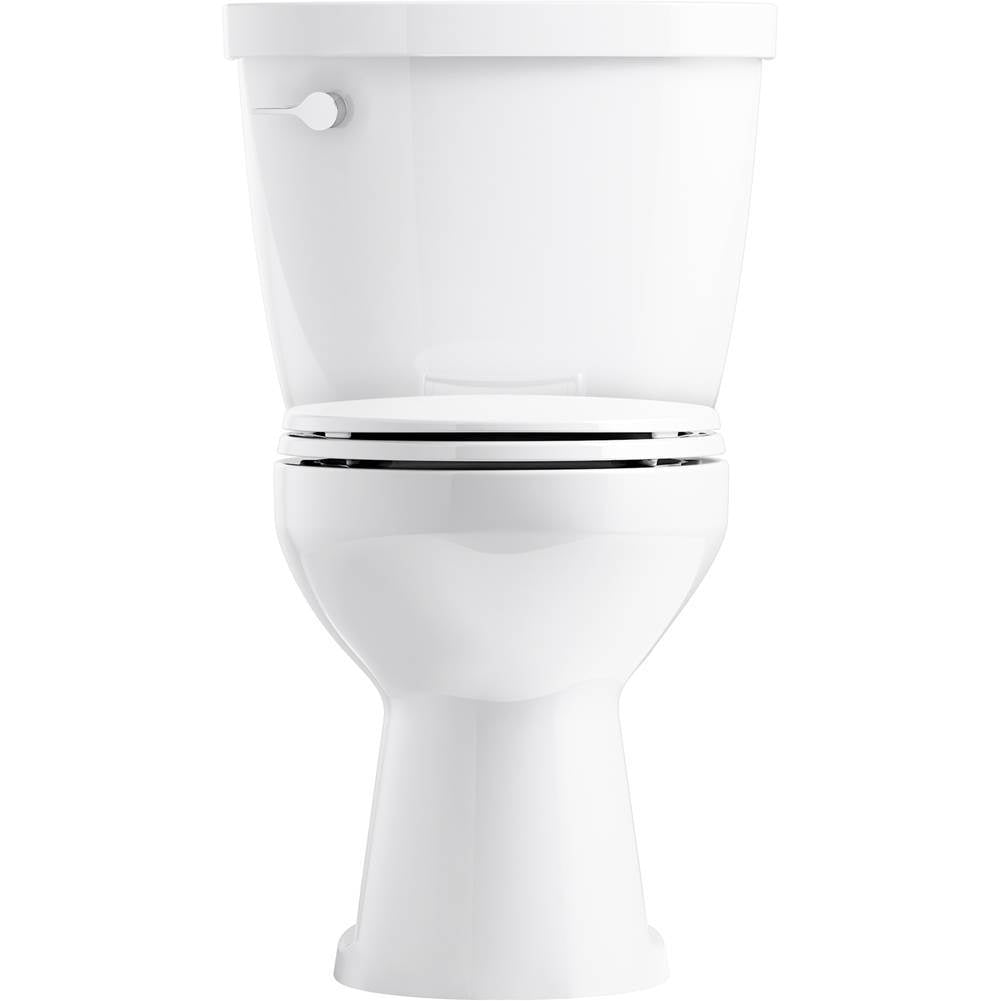 Cimarron Two-piece round-front toilet, 1.28 gpf