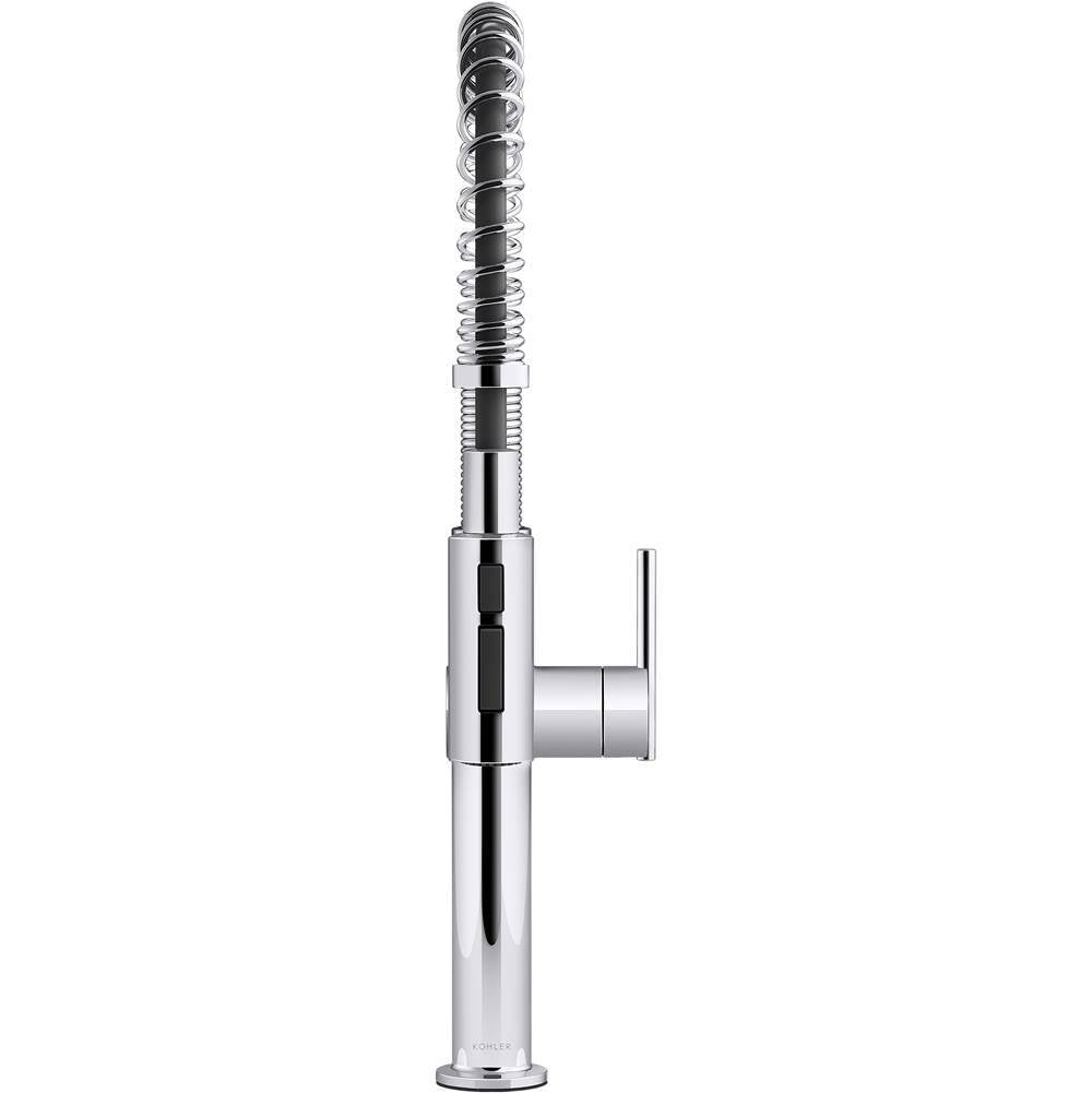 Crue Semi-professional kitchen sink faucet with three-function sprayhead