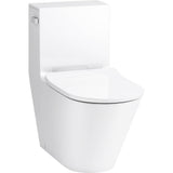 Kohler - Brazn One-piece compact elongated toilet with skirted trapway, dual-flush - White