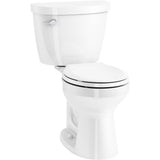 Kohler - Cimarron Two-piece round-front toilet, 1.6 gpf - White
