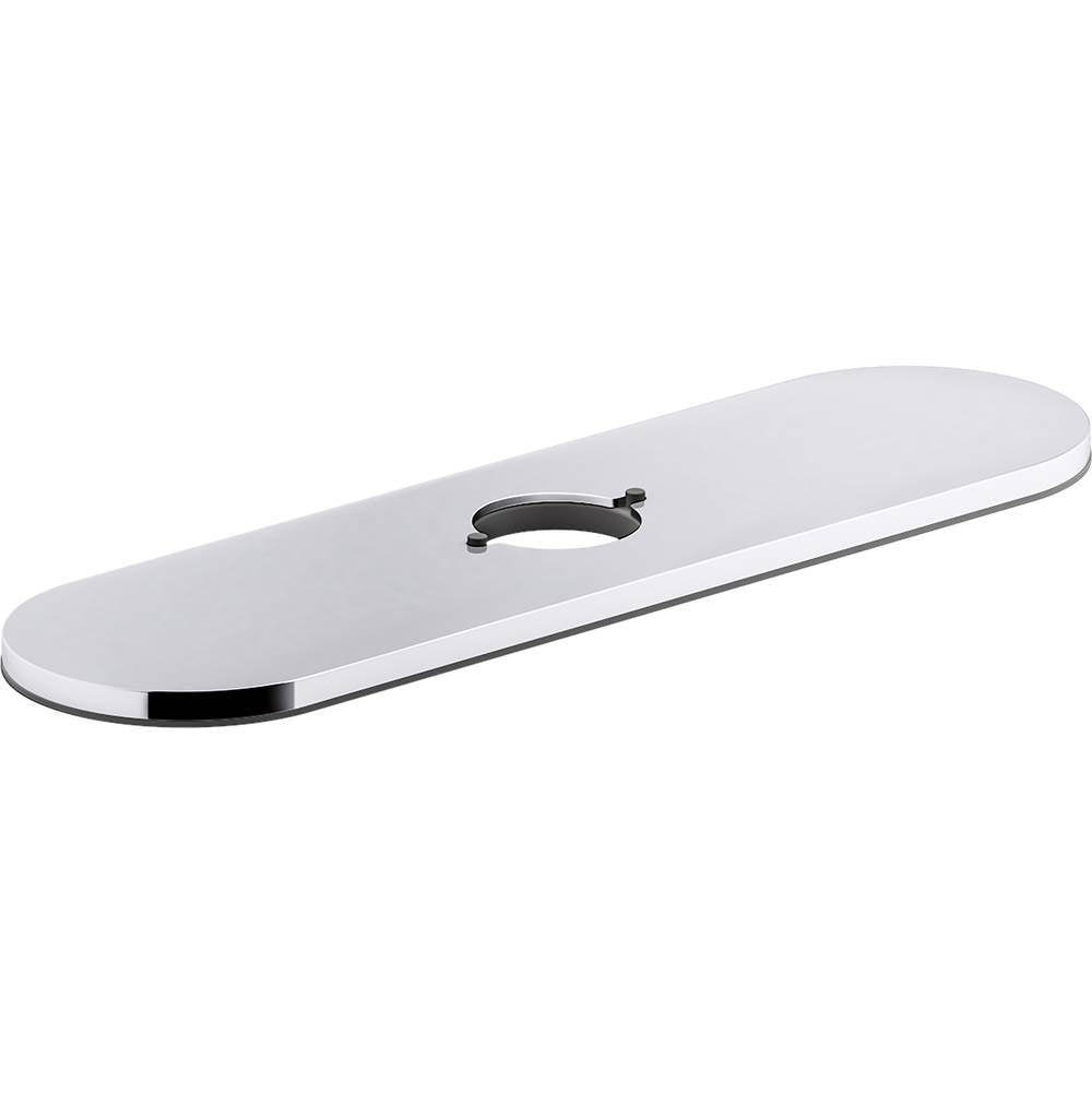Kohler - Tone Three-hole kitchen faucet escutcheon - Polished Chrome