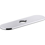 Kohler - Tone Three-hole kitchen faucet escutcheon - Polished Chrome