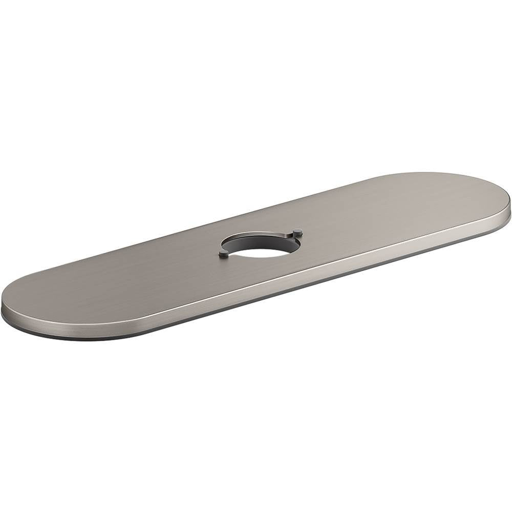 Kohler - Tone Three-hole kitchen faucet escutcheon - Vibrant Stainless