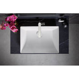 Brazn 23'' rectangular vessel bathroom sink