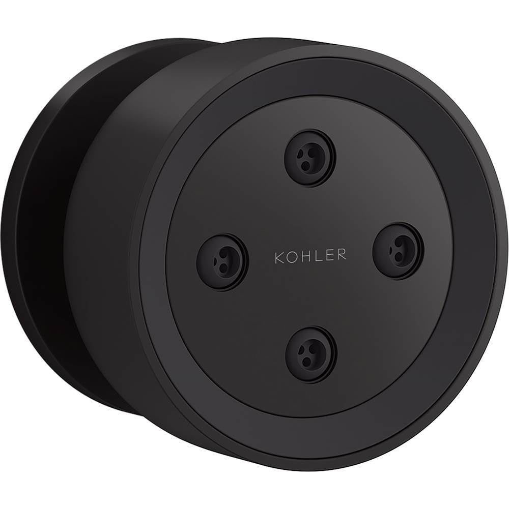 Kohler - Statement Round single-function body spray, 2.5 gpm - Matte Black