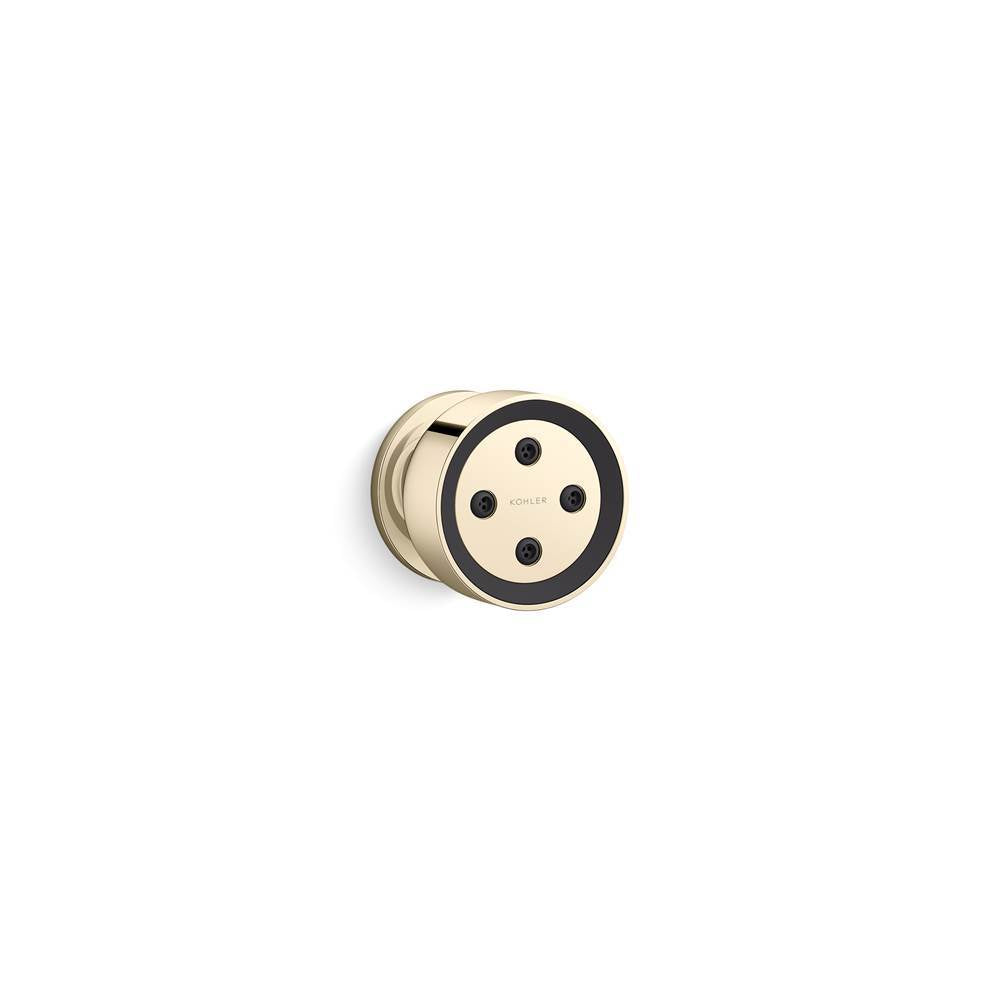 Kohler - Statement Round single-function body spray, 2.5 gpm - Vibrant French Gold