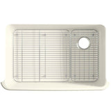 Ironridge 34'' undermount single-bowl farmhouse kitchen sink