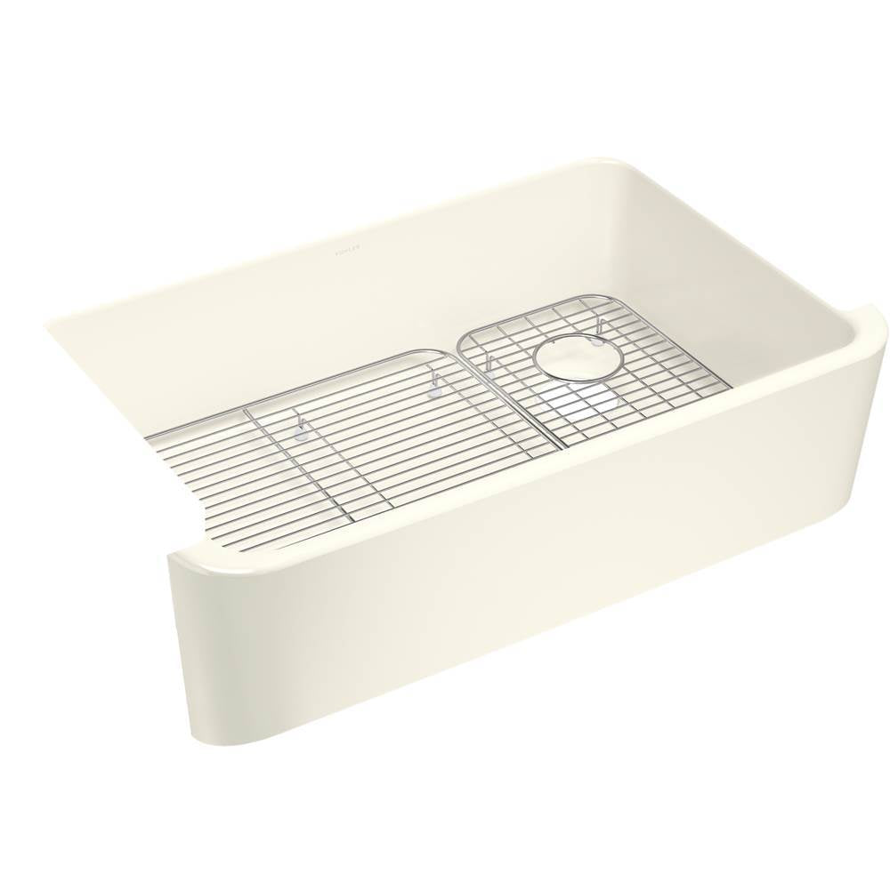 Ironridge 34'' undermount single-bowl farmhouse kitchen sink
