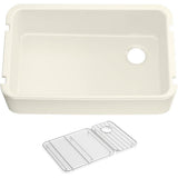 Kohler - Ironridge 34'' undermount single-bowl farmhouse kitchen sink - Biscuit