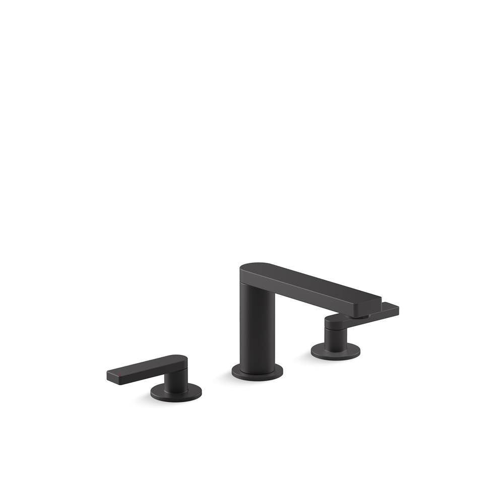 Kohler - Composed Widespread bathroom sink faucet with Lever handles, 1.2 gpm - Matte Black