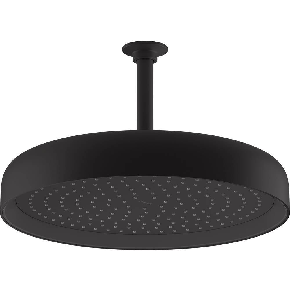 Kohler - Statement Round 14'' single-function rainhead, 2.5 gpm - Matte Black