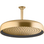 Kohler - Statement Round 14'' single-function rainhead, 2.5 gpm - Vibrant Brushed Moderne Brass