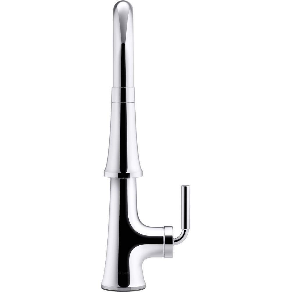 Tone Pull-down kitchen sink faucet with three-function sprayhead