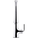 Tone Pull-down kitchen sink faucet with three-function sprayhead