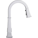 Riff Pull-down kitchen sink faucet with three-function sprayhead