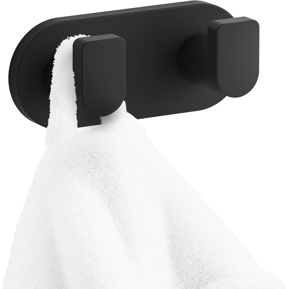 Kohler - Composed Double robe hook - Matte Black